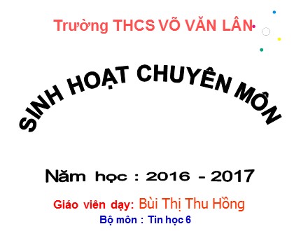 Bài giảng Tin học 6 - Bài 17: Định dạng đoạn văn bản