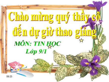 Bài giảng Tin học 9 - Bài 9: Bài trình chiếu