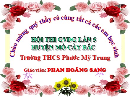 Bài giảng Vật Lí 9 - Bài 45: Ảnh của một vật tạo bởi thấu kính phân kì - Phan Hoàng Sang