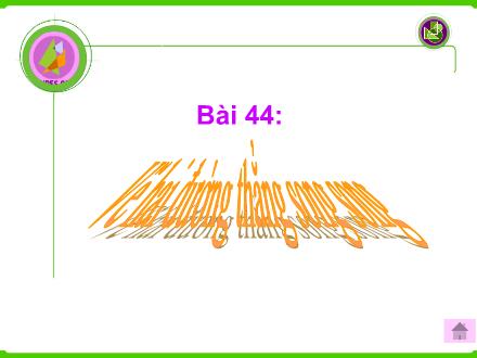 Bài giảng Toán Lớp 4 - Bài 44: Vẽ hai đường thẳng song song