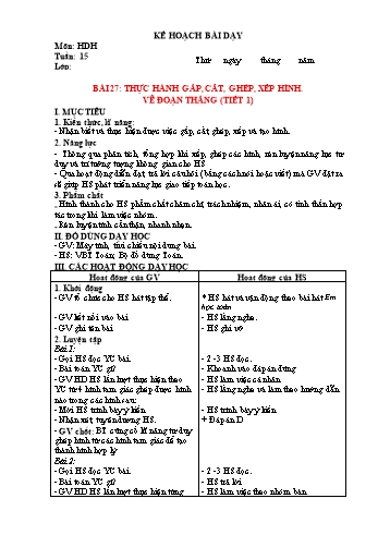 Giáo án Buổi 2 môn Toán Lớp 2 - Sách Kết nối tri thức - Tuần 15