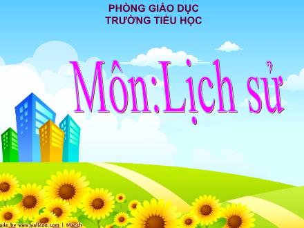 Bài giảng Lịch sử Lớp 5 - Vượt qua tình thế hiểm nghèo