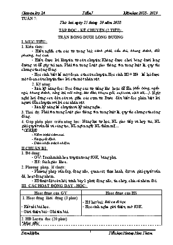 Giáo án Lớp 3 (Định hướng phát triển năng lực học sinh) - Tuần 7 - Trường Tiểu học Hoàng Hoa Thám