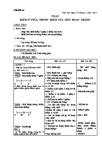 Giáo án Lớp 3 - Tuần 20 (Bản đẹp 3 cột)