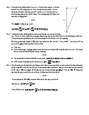 Bài luyện thi môn Toán vào Lớp 10 - Câu 1 đến 3 (Có đáp án)