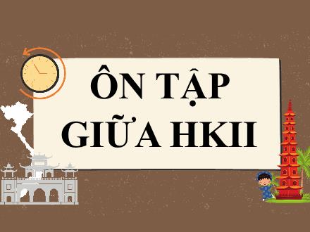 Bài giảng Lịch sử Lớp 9 (Kết nối tri thức) - Ôn tập giữa học kì II