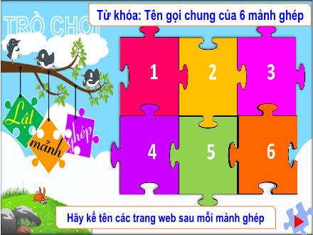 Bài giảng Tin học Lớp 6 (Cánh diều) - Chủ đề C: Tổ chức lưu trữ, tìm kiếm và trao đổi thông tin - Bài 1: Thông tin trên web