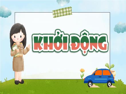 Bài giảng Toán Lớp 5 (Kết nối tri thức) - Chủ đề 10: Số đo thời gian. Vận tốc. Các bài toán liên quan đến chuyển động đều - Vận tốc của một chuyển động đều